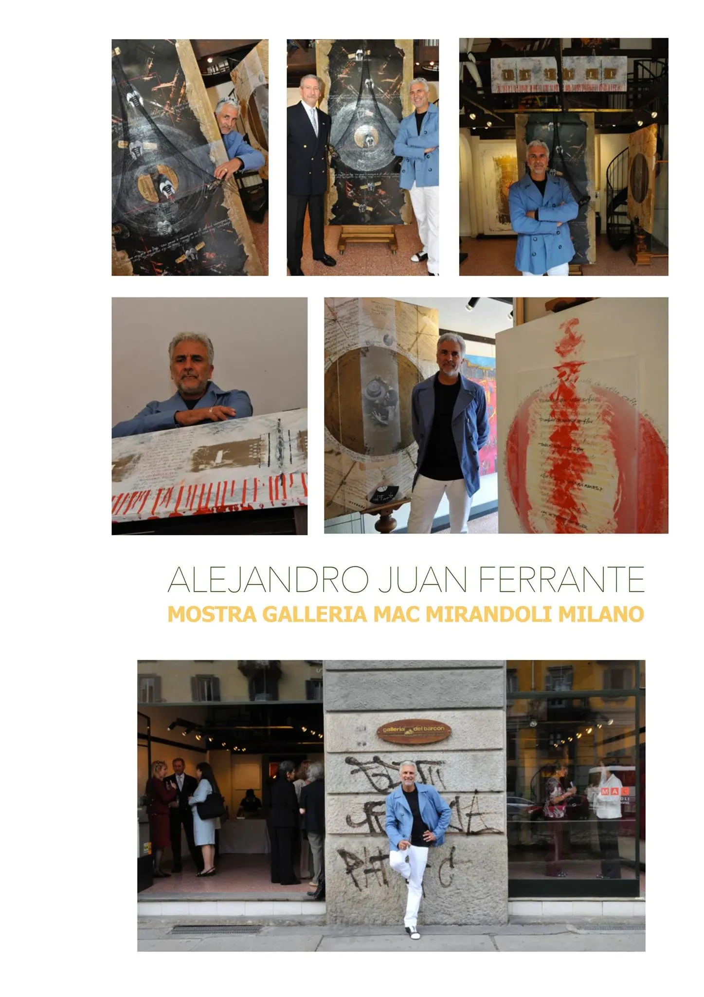 Mostra Galeria Mac Mirandoli Naviglio Milano